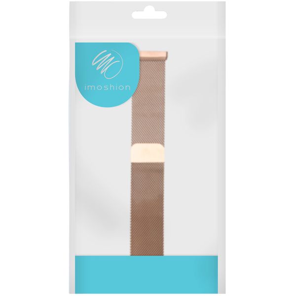 imoshion Bracelet magnétique milanais Fitbit Versa 4/ 3 / Sense (2) - Rose Doré