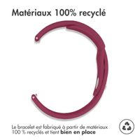 imoshion Bracelet sport en silicone  - Connexion universelle 18 mm - Bordeaux