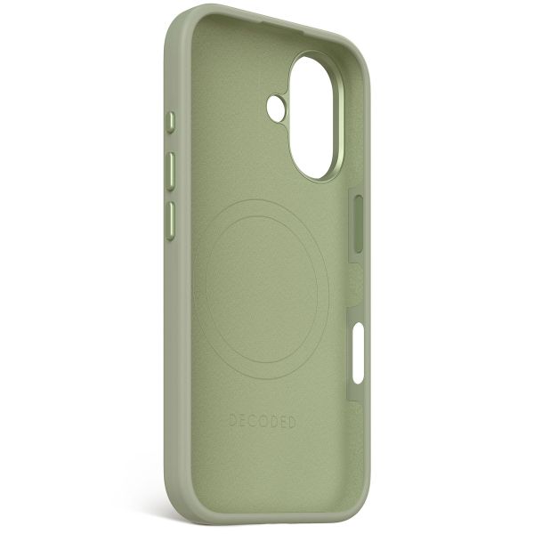 Decoded Coque en silicone MagSafe Apple iPhone 16 - Jade