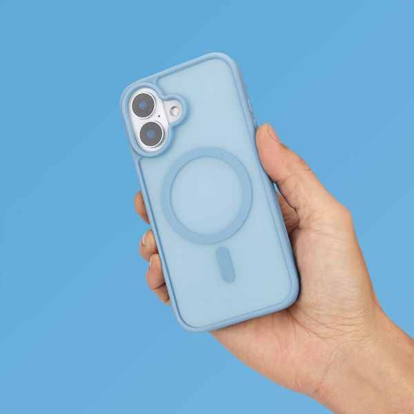 imoshion Coque Color Guard avec MagSafe Apple iPhone 16 - Bleu clair