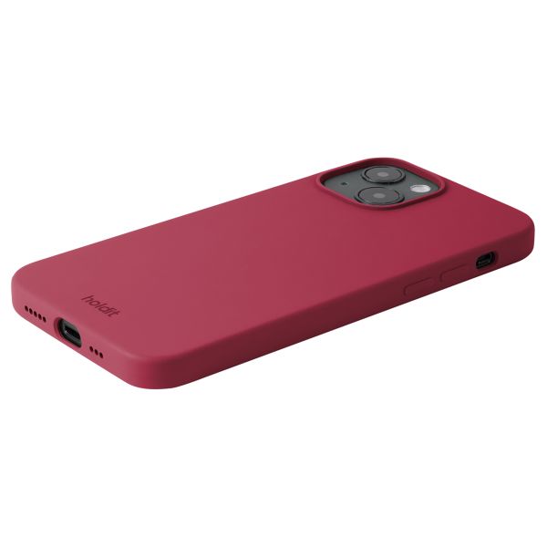 Holdit Coque Silicone Apple iPhone 15 - Red Velvet