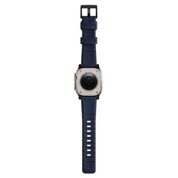 Nomad Bracelet robuste FKM Apple Watch | 44/45/46/49 mm - Noir / Bleu