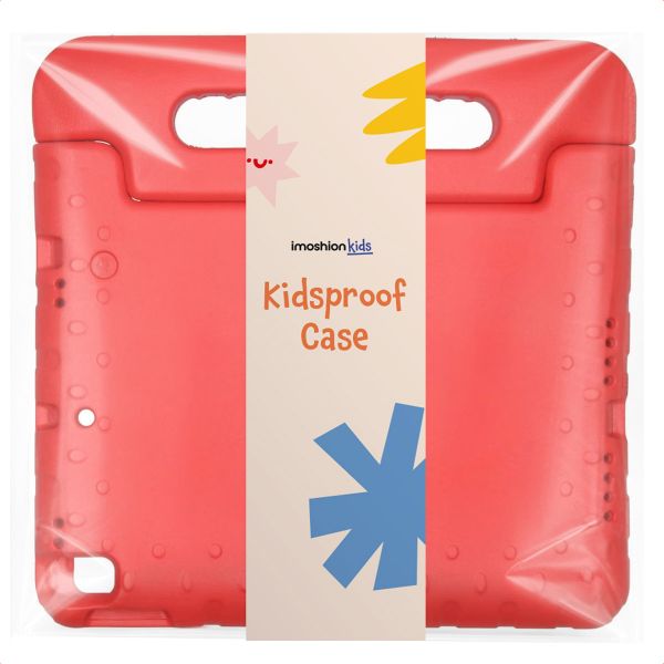 imoshion Coque kidsproof avec poignée Apple iPad 9 (2021) 10.2 pouces / iPad 8 (2020) 10.2 pouces / iPad 7 (2019) 10.2 pouces - Rouge