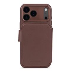 Decoded Portefeuille détachable 2 en 1 en cuir MagSafe Apple iPhone 17 Pro - Chocolate Brown
