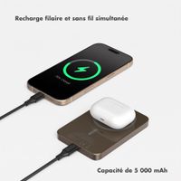 Selencia Powerbank Vivid 5 000 mAh - MagSafe et Qi - Desert Gold / Autumn Muse