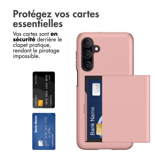 imoshion Coque arrière avec porte-cartes Samsung Galaxy A18 (4G) - Rose Gold