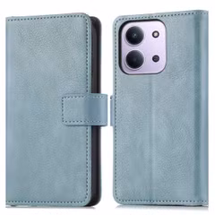 imoshion Étui de télephone portefeuille de luxe Xiaomi Redmi 15C (5G) - Bleu clair