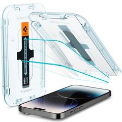 Spigen Protection d'écran en verre trempé GLAStR Fit 2 Paquets + Applicator Apple iPhone 14 Pro