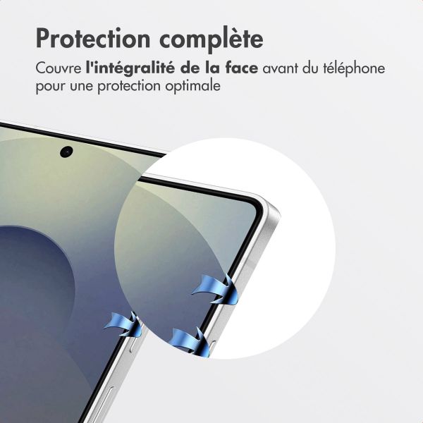 Accezz Protecteur d'écran en verre trempé + Applicateur Samsung Galaxy S25 Ultra