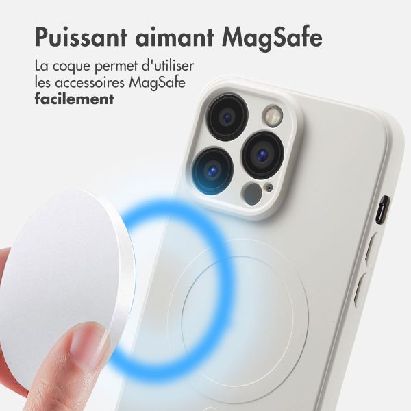 imoshion Coque Couleur avec MagSafe Apple iPhone 14 Pro Max - Beige