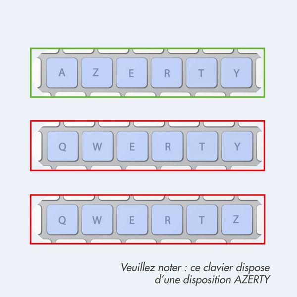 ZAGG Coque clavier tablette Pro Keys 2 Apple iPad Air 13 pouces (2026) M4 / (2025) M3 / (2024) M2 - AZERTY / FR - Noir