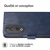 imoshion Étui de télephone portefeuille de luxe Honor 90 - Bleu foncé