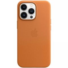 Apple Coque Leather MagSafe Apple iPhone 13 Pro - Golden Brown