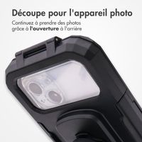imoshion Support de téléphone premium pour vélo - Résistant aux éclaboussures - Rotation à 360° - Universel - Noir