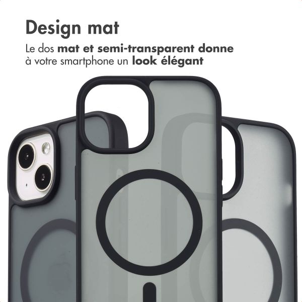 imoshion Coque Color Guard avec MagSafe Apple iPhone 14 / 13 - Noir