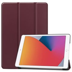 imoshion Coque tablette Trifold Apple iPad 9 (2021) 10.2 pouces / iPad 8 (2020) 10.2 pouces / iPad 7 (2019) 10.2 pouces - Bordeaux