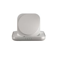Zens Magnetic Nightstand Charger - Chargeur sans fil 15W - Magsafe et Qi2 - Blanc