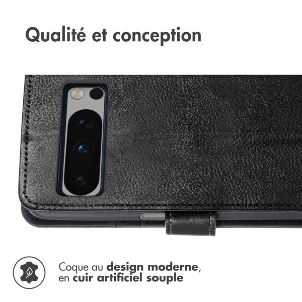 imoshion Étui de télephone portefeuille de luxe Google Pixel 8 Pro - Noir