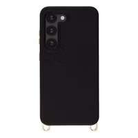 Selencia Coque arrière Rivièra avec MagSafe avec crochets amovibles Samsung Galaxy S23 - Velvet Black