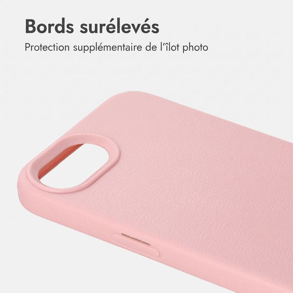 imoshion Coque arrière Texture Apple iPhone 17e / 16e - Rose