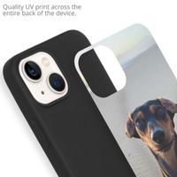 Concevez votre propre coque en gel Apple iPhone 13 - Noir