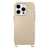 Selencia Coque arrière Rivièra avec MagSafe avec crochets amovibles Apple iPhone 16 Pro Max - Milky Latte