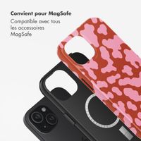 Selencia Coque arrière Vivid avec MagSafe Apple iPhone 15 - Moo’d Blush Pink