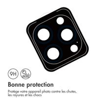imoshion Lot de 2 protections d'objectif de caméra Apple iPhone 15 Pro / 15 Pro Max - Blue Titanium