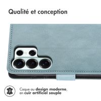 imoshion Étui de télephone portefeuille de luxe Samsung Galaxy S26 Ultra - Bleu clair