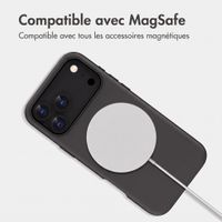 imoshion Coque arrière Color avec Thin MagSafe Ring Apple iPhone 18 Pro / 17 Pro - Noir