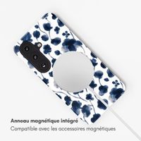 Selencia Coque arrière Vivid avec MagSafe Samsung Galaxy S26 - Midnight Blossom