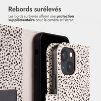 imoshion Étui de télephone portefeuille Design Apple iPhone 13 - Desert Dots
