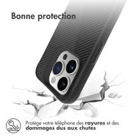 imoshion Rugged Hybrid Carbon Case Apple iPhone 15 Pro - Noir