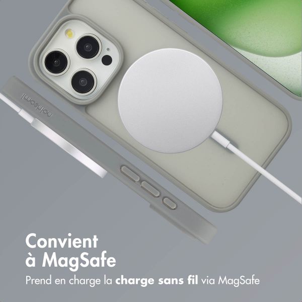 imoshion Coque Color Guard avec MagSafe Apple iPhone 15 Pro - Gris