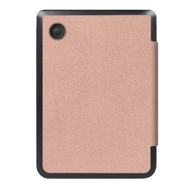 imoshion Étui de liseuse portefeuille Slim Hard Kobo Clara Colour / BW - Rose Doré