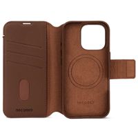 Decoded Portefeuille détachable 2 en 1 en cuir MagSafe Apple iPhone 16 Pro - Tan