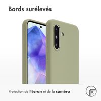 Accezz Coque Liquid Silicone Samsung Galaxy A36 / A56 - Cooper Green