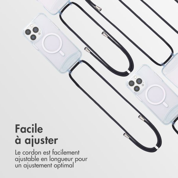 imoshion Coque MagSafe avec cordon amovible Apple iPhone 13 Pro Max - Transparent