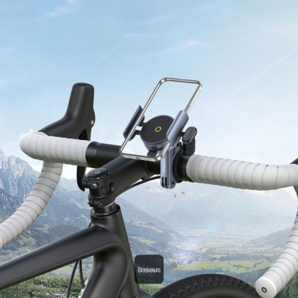 Baseus PrimeTrip support de téléphone pour vélo / scooter / moto - Magnétique - Universel - Cosmic Black