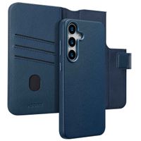 Accezz Étui de télephone portefeuille en cuir 2-en-1 avec MagSafe Samsung Galaxy S25 Plus - Nightfall Blue