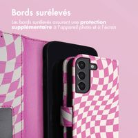 imoshion Étui de télephone portefeuille Design Samsung Galaxy S21 FE - Retro Pink