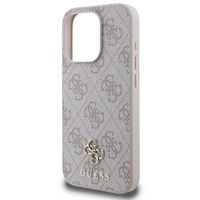 Guess Coque 4G Metal Logo MagSafe Apple iPhone 15 Pro Max - Rose