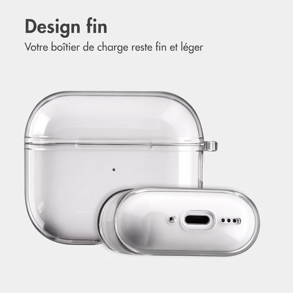imoshion Coque souple Clear Apple AirPods 5 / 4 - Smokey Black