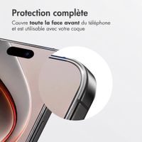 Accezz Protecteur d'écran en verre trempé + Applicateur Apple iPhone Duo