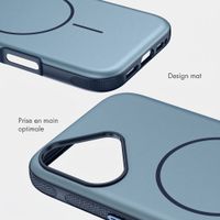 imoshion Coque arrière Color avec Thin MagSafe Ring Apple iPhone 17 - Bleu foncé