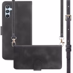 imoshion Etui de télephone portefeuille avec cordon Samsung Galaxy A34 (5G) - Noir