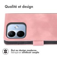imoshion Etui de télephone portefeuille avec cordon Xiaomi Redmi Note 17 Pro Max - Rose