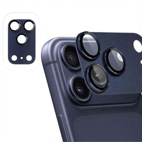 imoshion Protection Caméra en verre trempé 2 Pack Apple Apple iPhone 17 Pro - Deep Blue