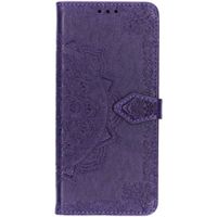Etui de télephone portefeuille Mandala Samsung Galaxy S10 Plus - Violet