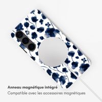 Selencia Coque arrière Vivid avec MagSafe Samsung Galaxy S24 - Midnight Blossom